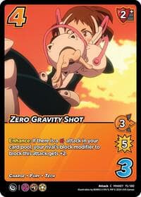 Zero Gravity Shot - UniVersus: My Hero Academia: Girl Power - UniVersus card