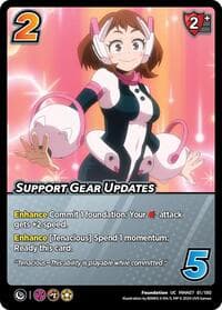 Support Gear Updates - UniVersus: My Hero Academia: Girl Power - UniVersus card