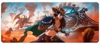 Outlaws of Thunder Junction Train Heist 6ft Table Playmat for Magic: The Gathering - Ultra Pro Playmats - Playmats card