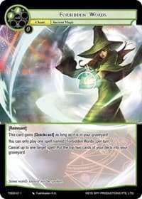 Forbidden Words - Starter Deck: Yokoshima - Force of Will card