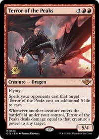Terror of the Peaks (OTJ) - Prerelease Cards - Magic: The Gathering card