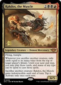 Rakdos, the Muscle - Prerelease Cards - Magic: The Gathering card