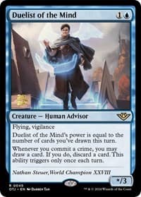 Duelist of the Mind - Prerelease Cards - Magic: The Gathering card