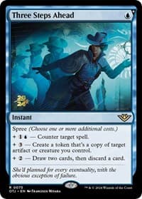 Three Steps Ahead - Prerelease Cards - Magic: The Gathering card