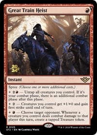 Great Train Heist - Prerelease Cards - Magic: The Gathering card