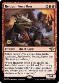 Hellspur Posse Boss - Prerelease Cards - Magic: The Gathering card