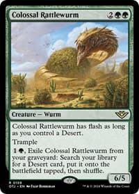 Colossal Rattlewurm - Prerelease Cards - Magic: The Gathering card