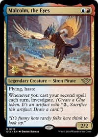 Malcolm, the Eyes - Prerelease Cards - Magic: The Gathering card