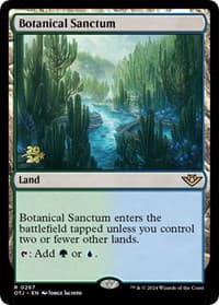 Botanical Sanctum (OTJ) - Prerelease Cards - Magic: The Gathering card