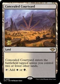 Concealed Courtyard (OTJ) - Prerelease Cards - Magic: The Gathering card