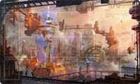 Round the Table: TCC x LSS Playmat - The Metrix - Flesh and Blood Playmats - Playmats card