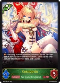 Cassiopeia - BP04: Cosmic Mythos - Shadowverse: Evolve card
