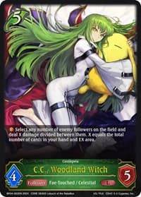 C.C., Woodland Witch - BP04: Cosmic Mythos - Shadowverse: Evolve card