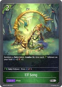 Elf Song - BP04: Cosmic Mythos - Shadowverse: Evolve card