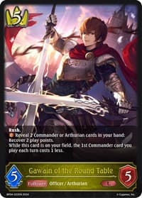 Gawain of the Round Table - BP04: Cosmic Mythos - Shadowverse: Evolve card