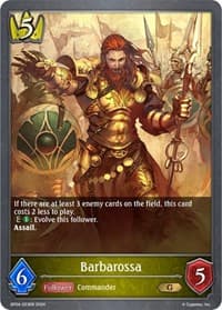 Barbarossa - BP04: Cosmic Mythos - Shadowverse: Evolve card
