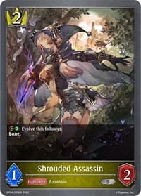 Shrouded Assassin - BP04: Cosmic Mythos - Shadowverse: Evolve card