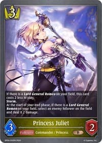 Princess Juliet - BP04: Cosmic Mythos - Shadowverse: Evolve card