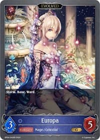 Europa (Evolved) - BP04: Cosmic Mythos - Shadowverse: Evolve card