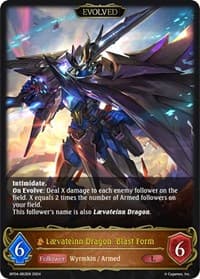 Laevateinn Dragon, Blast Form (Evolved) - BP04: Cosmic Mythos - Shadowverse: Evolve card