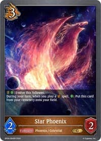 Star Phoenix - BP04: Cosmic Mythos - Shadowverse: Evolve card