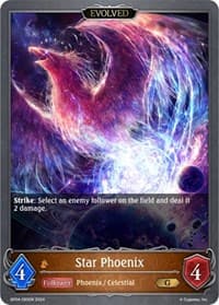 Star Phoenix (Evolved) - BP04: Cosmic Mythos - Shadowverse: Evolve card