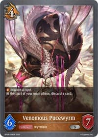 Venomous Pucewyrm - BP04: Cosmic Mythos - Shadowverse: Evolve card