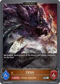 Cetus (Evolved) - BP04: Cosmic Mythos - Shadowverse: Evolve card