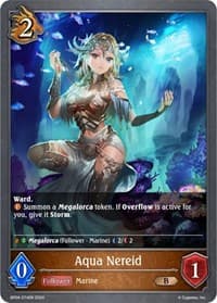 Aqua Nereid - BP04: Cosmic Mythos - Shadowverse: Evolve card