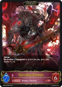 Howling Demon (Evolved) - BP04: Cosmic Mythos - Shadowverse: Evolve card