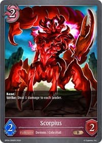 Scorpius - BP04: Cosmic Mythos - Shadowverse: Evolve card