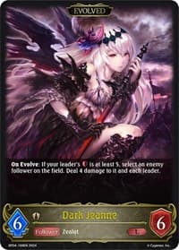 Dark Jeanne (Evolved) - BP04: Cosmic Mythos - Shadowverse: Evolve card