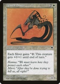 Armor Sliver - Tempest - Magic: The Gathering card