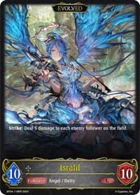 Israfil (Evolved) - BP04: Cosmic Mythos - Shadowverse: Evolve card