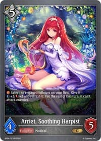 Arriet, Soothing Harpist - BP04: Cosmic Mythos - Shadowverse: Evolve card