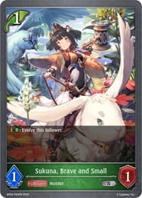 Sukuna, Brave and Small - P02EN (Foil) - BP04: Cosmic Mythos - Shadowverse: Evolve card