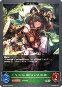 Sukuna, Brave and Small (Evolved) - P03EN (Foil) - BP04: Cosmic Mythos - Shadowverse: Evolve card