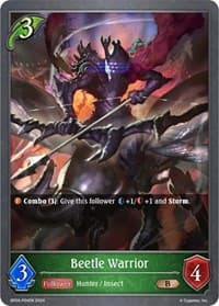 Beetle Warrior - P04EN (Foil) - BP04: Cosmic Mythos - Shadowverse: Evolve card