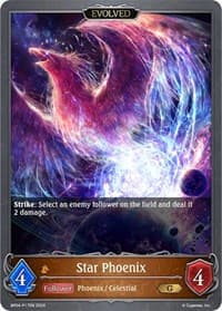 Star Phoenix (Evolved) - P17EN (Foil) - BP04: Cosmic Mythos - Shadowverse: Evolve card