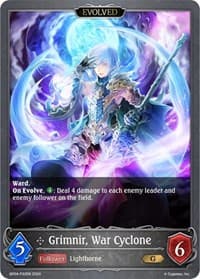 Grimnir, War Cyclone (Evolved) - P32EN (Foil) - BP04: Cosmic Mythos - Shadowverse: Evolve card
