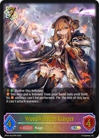 Wordwielder Ginger (SL) - BP04: Cosmic Mythos - Shadowverse: Evolve card