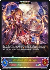 Wordwielder Ginger (Evolved) (SL) - BP04: Cosmic Mythos - Shadowverse: Evolve card
