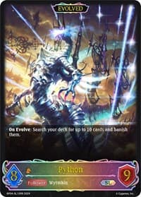 Python (Evolved) (SL) - BP04: Cosmic Mythos - Shadowverse: Evolve card