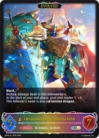 Laevateinn Dragon, Defense Form (Evolved) (SL) - BP04: Cosmic Mythos - Shadowverse: Evolve card