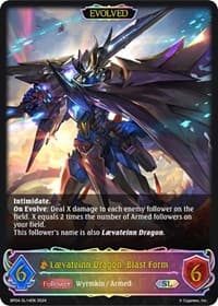 Laevateinn Dragon, Blast Form (Evolved) (SL) - BP04: Cosmic Mythos - Shadowverse: Evolve card
