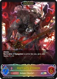 Howling Demon (Evolved) (SL) - BP04: Cosmic Mythos - Shadowverse: Evolve card