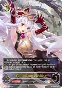 Venomfang Medusa (U) - BP04: Cosmic Mythos - Shadowverse: Evolve card
