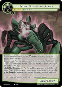 Beetle Gimmick of Aradia - Starter Deck: Yokoshima - Force of Will card