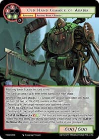 Old Hand Gimmick of Aradia - Starter Deck: Yokoshima - Force of Will card