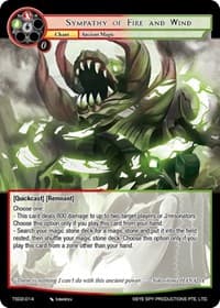 Sympathy of Fire and Wind - Starter Deck: Yokoshima - Force of Will card